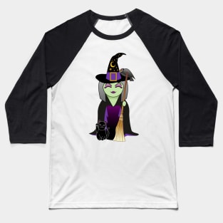 Kokeshi Witch Baseball T-Shirt